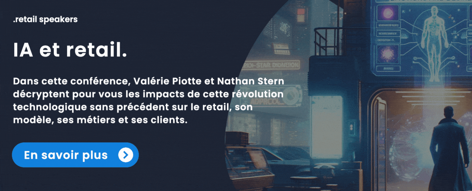 Conférences IA et retail, retail speaker altavia watch