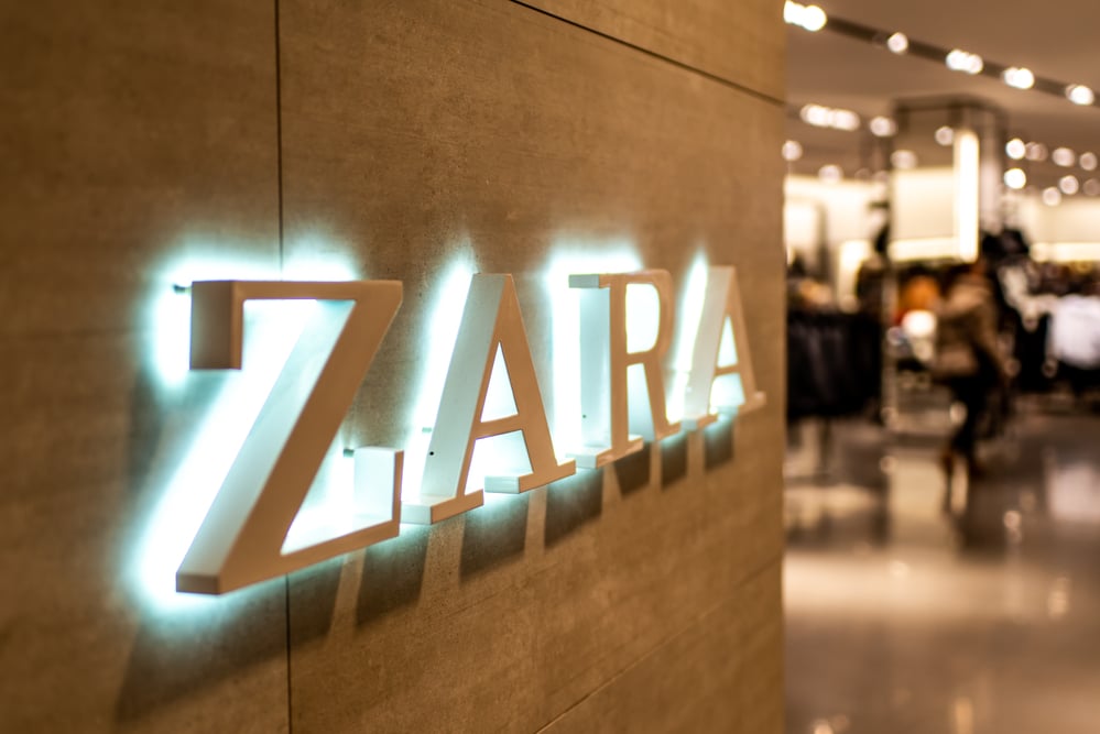 Zara to launch live shopping in Europe and the US.